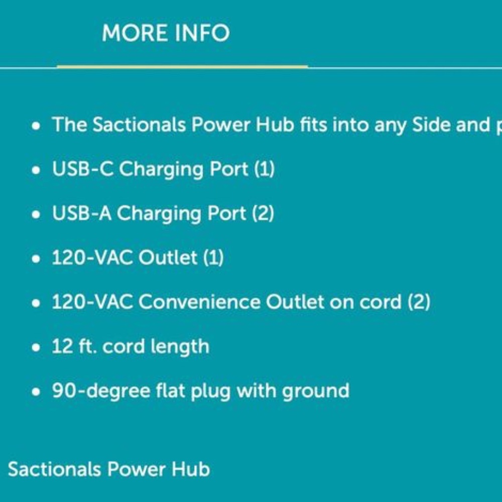 LoveSac Sactionals PowerHub - Picture 3 of 6